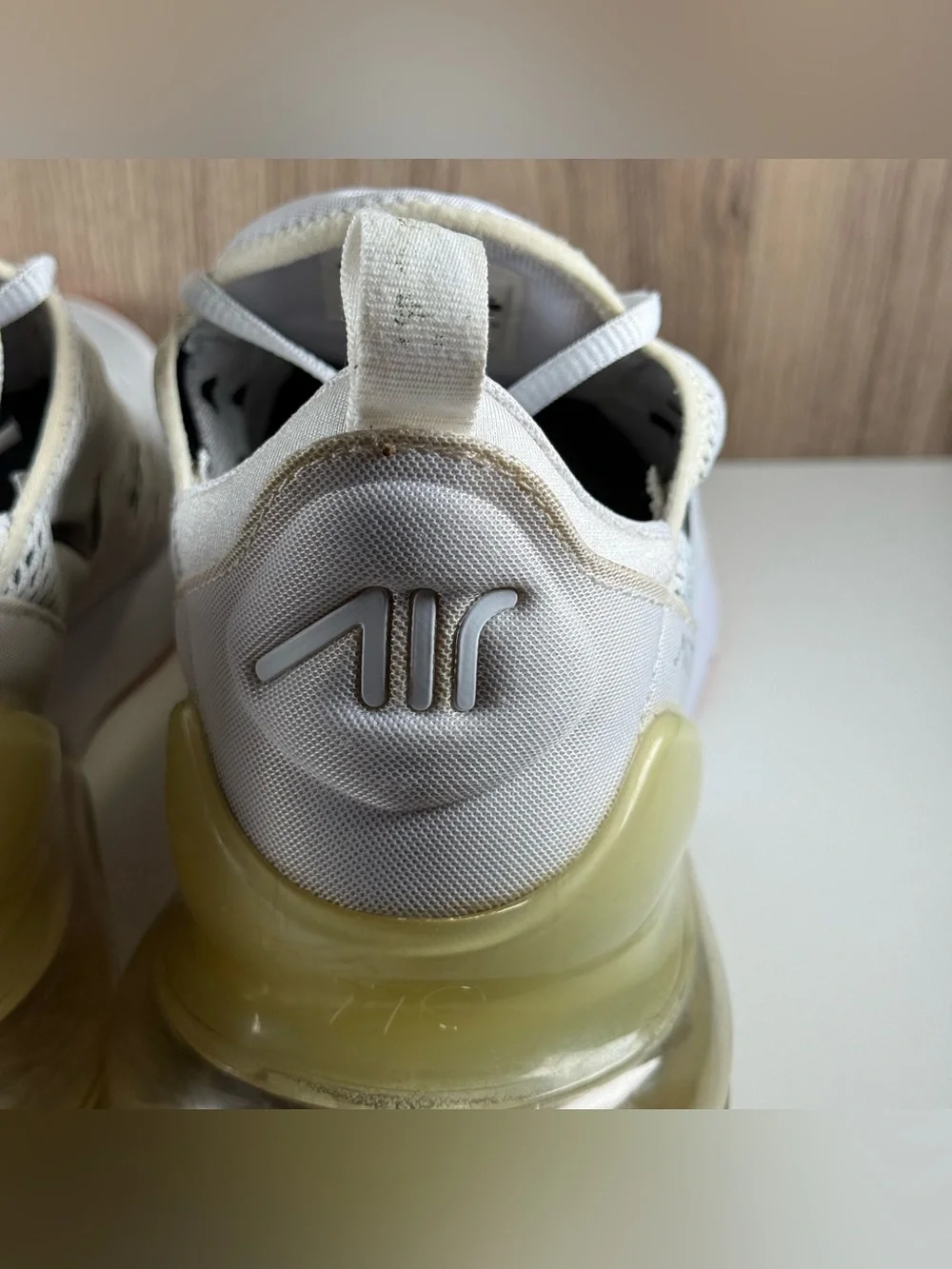 Nike Air Max 270 Just Do It White Total Orange Shoes AH8050-106 Men’s Size 12